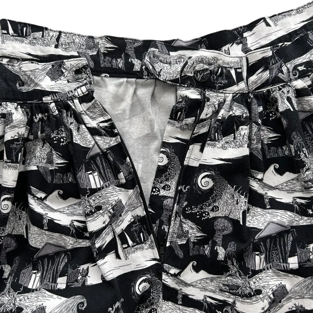 Disney Jack Skellington The Nightmare Before Christmas Pleated Skirt (2XL)